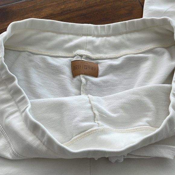 Driftwood Classic Fit Stevie Joggers sweatpants White Embroidery Large Sundance - Picture 12 of 16